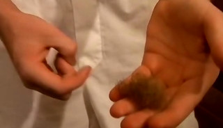 Skinny young man with big dick jerks off solo and cums