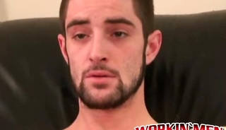 Beautiful amateur Ricky teases and jerks off his cock solo