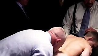Boy Gangbanged by horny Mature men- TwinkSale