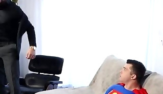 Cosplay hunks 3way with assfucked bottom after cocksucking