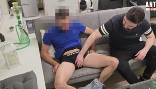 Hetero Married Janitor Agrees To try a blowjob from me (gay for pay)