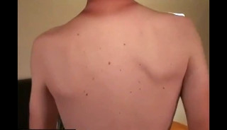 Hairy Young White Trash jacking for cash