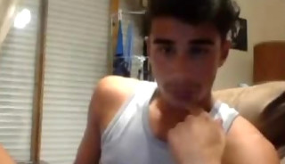 Butiful Str8 Italian Boy With Huge Cam On Cam gay porn