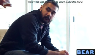 Kinky bear has steamy fuck session with bearded young cub