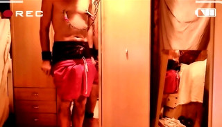 naked skinny slave exposed striptease boner punished BDSM