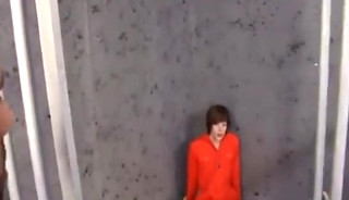 poked by prison guard