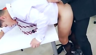 Student affair with big cock teacher