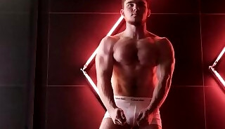 young wet muscle show (no nudity)