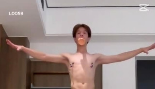 CHINESE STRAIGHT MUSCLE MAN FUCKING ASS WITH DILDO 42