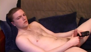 Young Axel Strokes His Meat