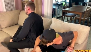 Priest draws out a confession by fucking teens gay ass