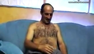 Hot Hairy Turkish Daddy Jacks Off Solo