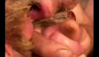 Mature Redneck gets a cum facial