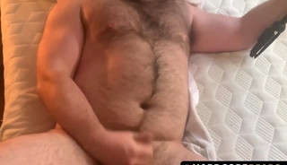 Hairy bear bareback hard pounded after passionate rimming deeply