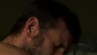 Mature homos in uniform cumming hard after ass fucking