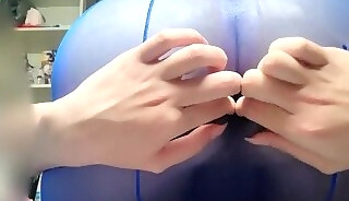 My crossdressed oiled ass