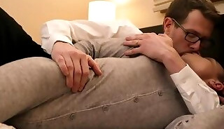 Handsome Austin gets suck and anal fuck by his hunk stepdad