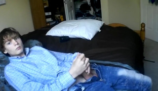 Big dicked teen playing after school