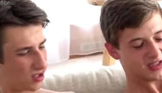 3 Balkan Students Having stripped joy