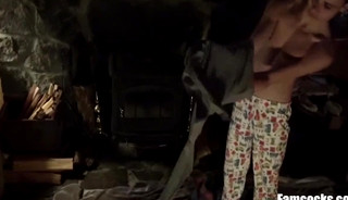 Fuck By The Fireplace- Dad Son