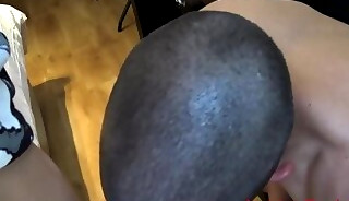 Bald latino twink barebacks for cash