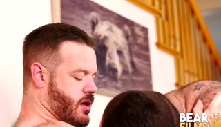 BEARFILMS Big Hairy Bears Rex Blue and John Thomas Bareback