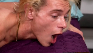 Hot Delivery Man Delivers His Big Package