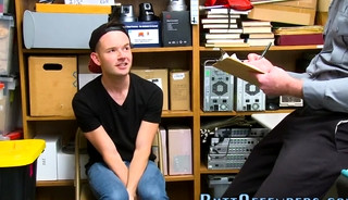 Amateur thief gets ass toyed