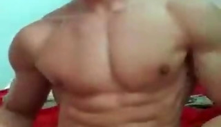 Jared Shaw rub cum on his ass