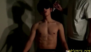 Japanese handsome boy with a big dick