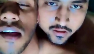 Muscle hunk satisfying his boyfriend