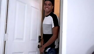 Helping out Two married men in the garage