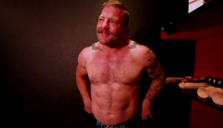 Colby Jansen Showing Off His Dildo Collection