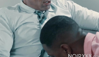 Nick Capra has interracial anal with black stud Taye Scott