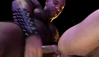 Kinky stud gets ass rimmed