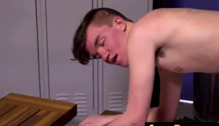 Skinny Boy Dominated in the Locker Room[JockBully]