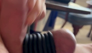 Masturbation with Ball Binding CBT