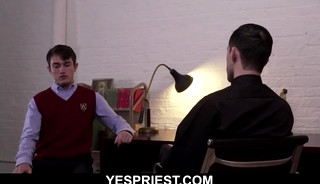 Docile church boy spanked and fucked by horny priest