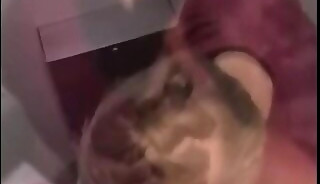 Spying on a student couple in the toilet