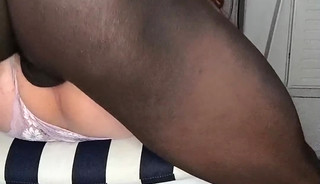 Playing at home with my stepsister - hot tranny with big tits fucked by bbc part2