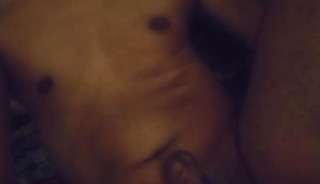 Rubbing hole until cum