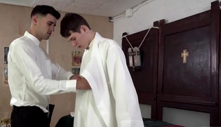 Aaner fucking the altar boy bareback