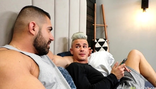 Bonding heavily with stepbro