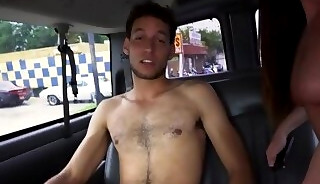 IR loving gay missionary fucks his black BF in the van