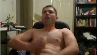 Wanking Amateur Spitting Hot Jizz