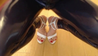 Hot afternoon in high heels