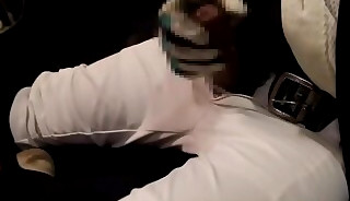 A baseball player who ejaculates as a fountain with a dirty soccer socks