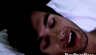 Skinny guy converted into a twink by an ass fucking vampire