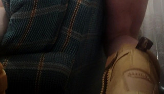 A bit of casual Masturbating with boots on