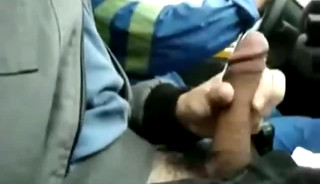 Allowed to Jerk off in the Taxi